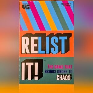 Relist It! Board Game